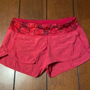 Lululemon Speed Shorts